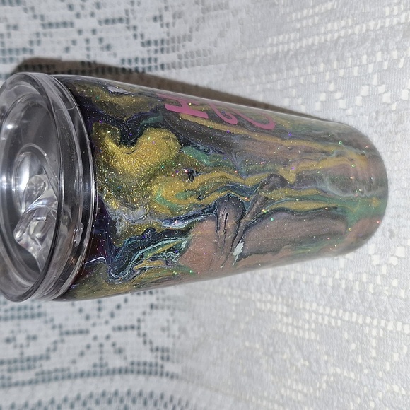 CUSTOM MADE RESIN TUMBLER "Hot Mess Express" - Picture 4 of 7